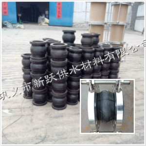 我公司橡膠接頭產(chǎn)品使用在鶴壁�？h工程